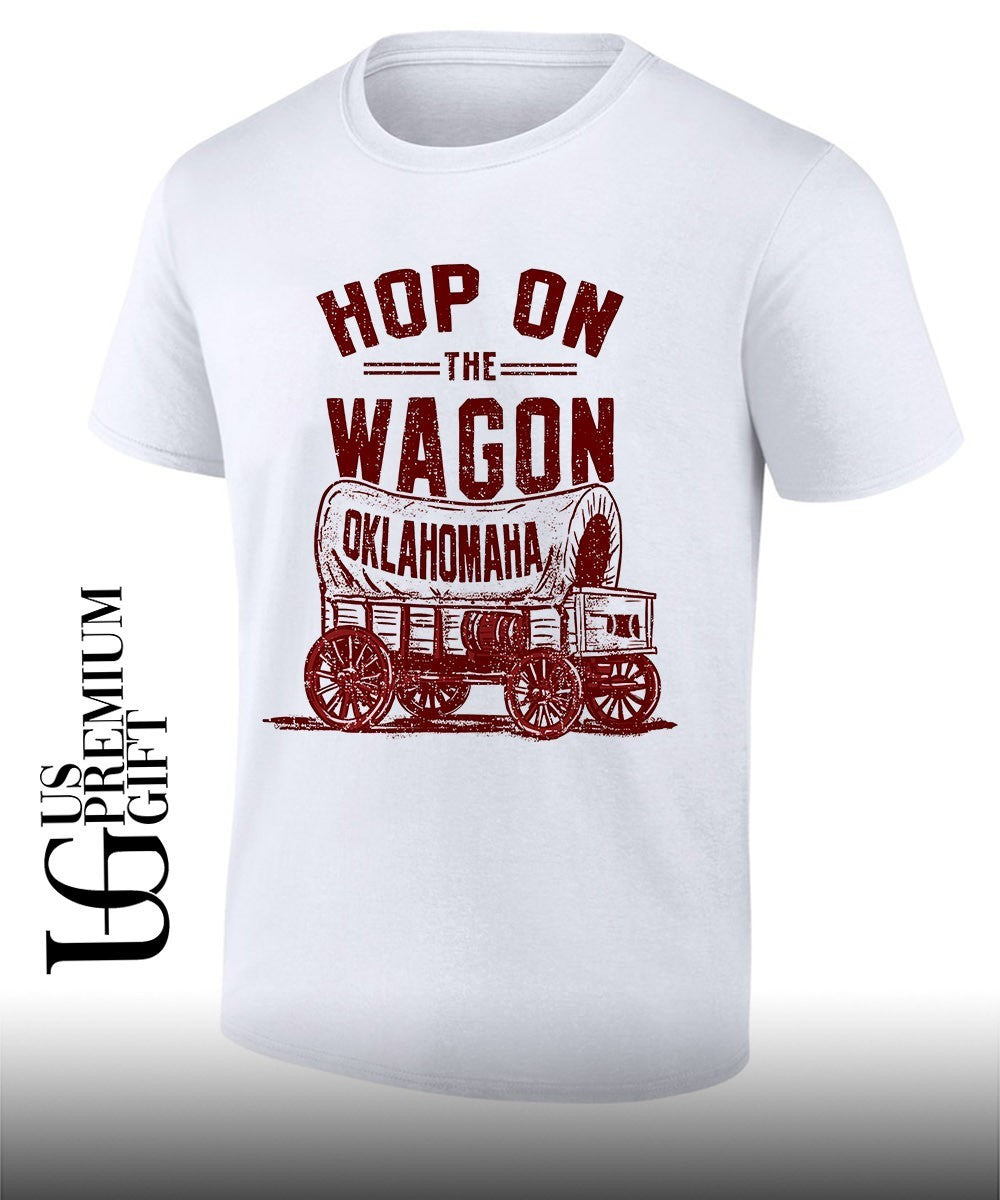 Oklahoma Sooners College Football Hop on the Wagon Oklahomaha shirt