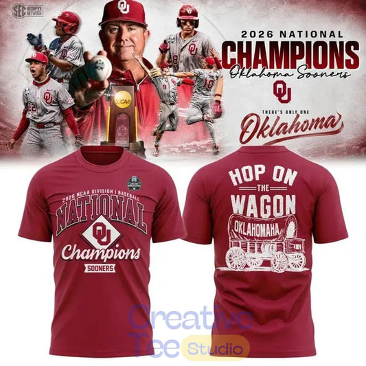 Oklahoma Sooners “Hop On The Wagon” T-Shirt