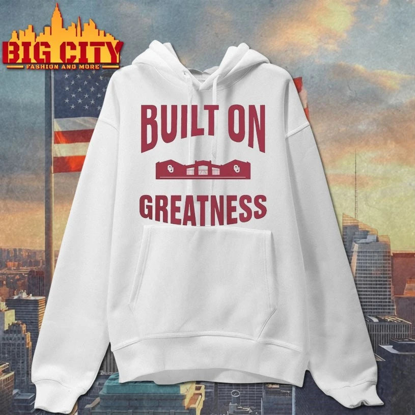 Oklahoma Sooners Logo Athletic 2026 Softball Built on Greatness T-shirt