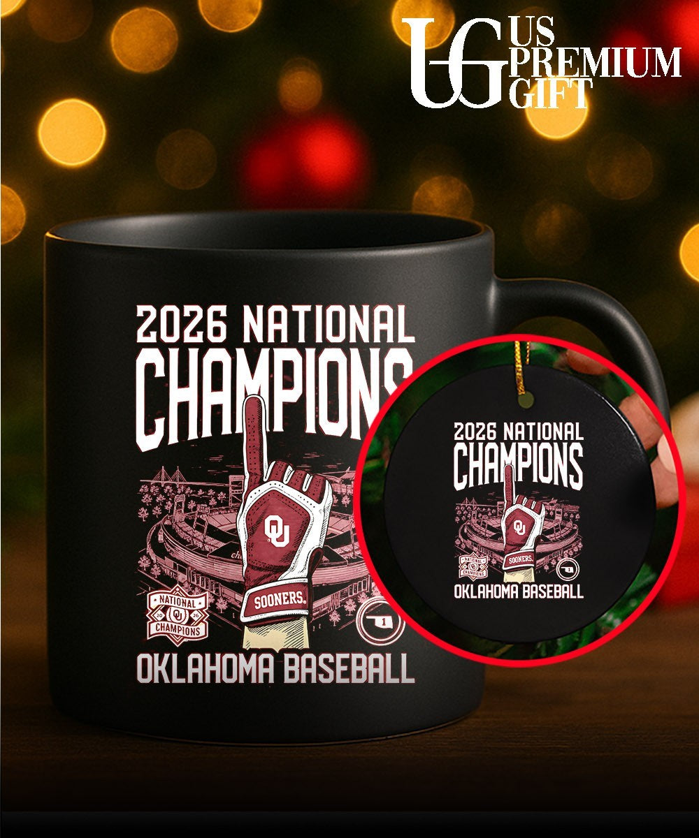Oklahoma Sooners NCAA 2026 National Champions Baseball shirt