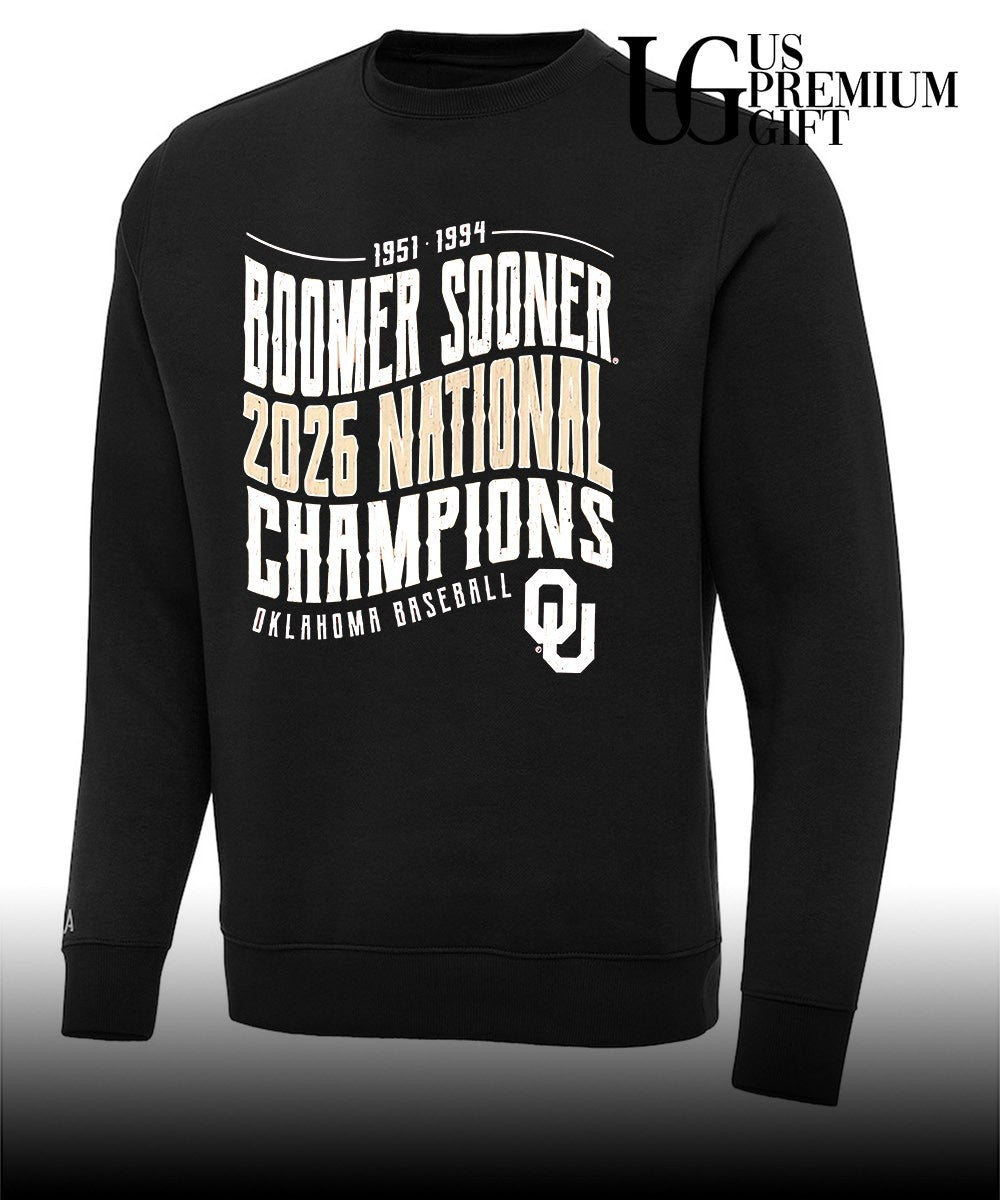 Oklahoma Sooners NCAA Baseball 1951 1994 Boomer Sooner 2026 National Champions shirt