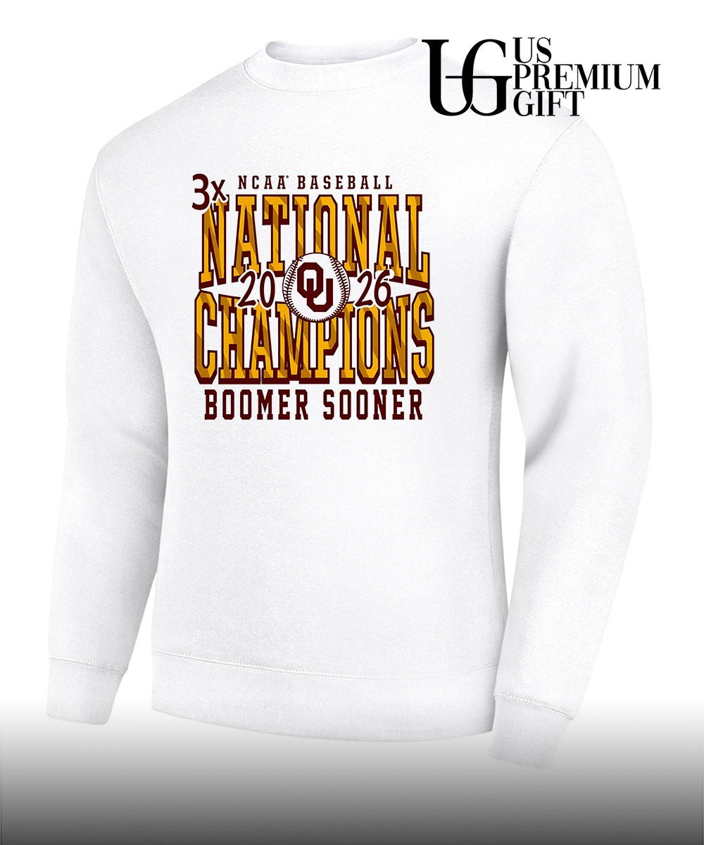 Oklahoma Sooners NCAA Baseball 2026 National Champions College World Series shirt
