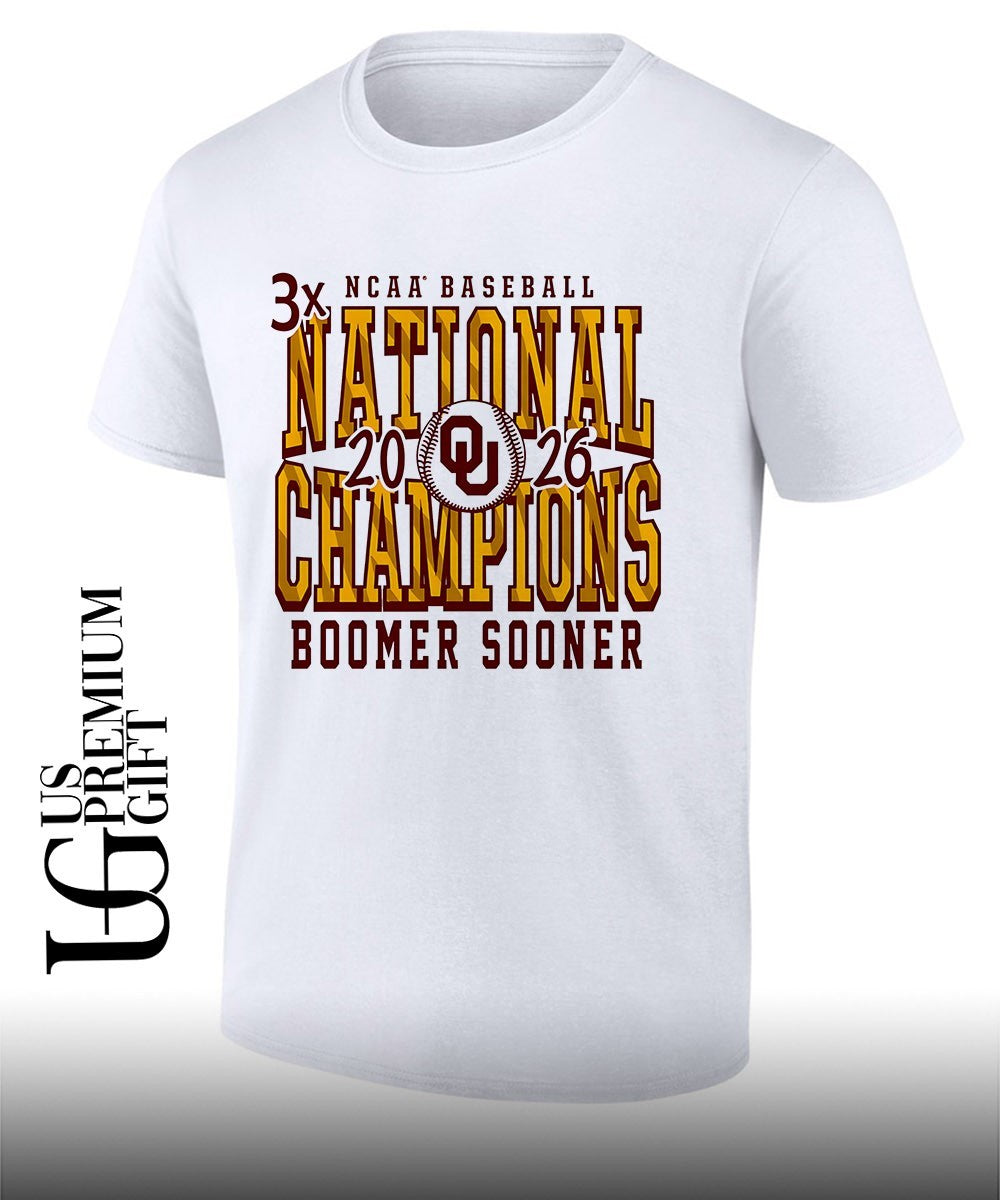 Oklahoma Sooners NCAA Baseball 2026 National Champions College World Series shirt