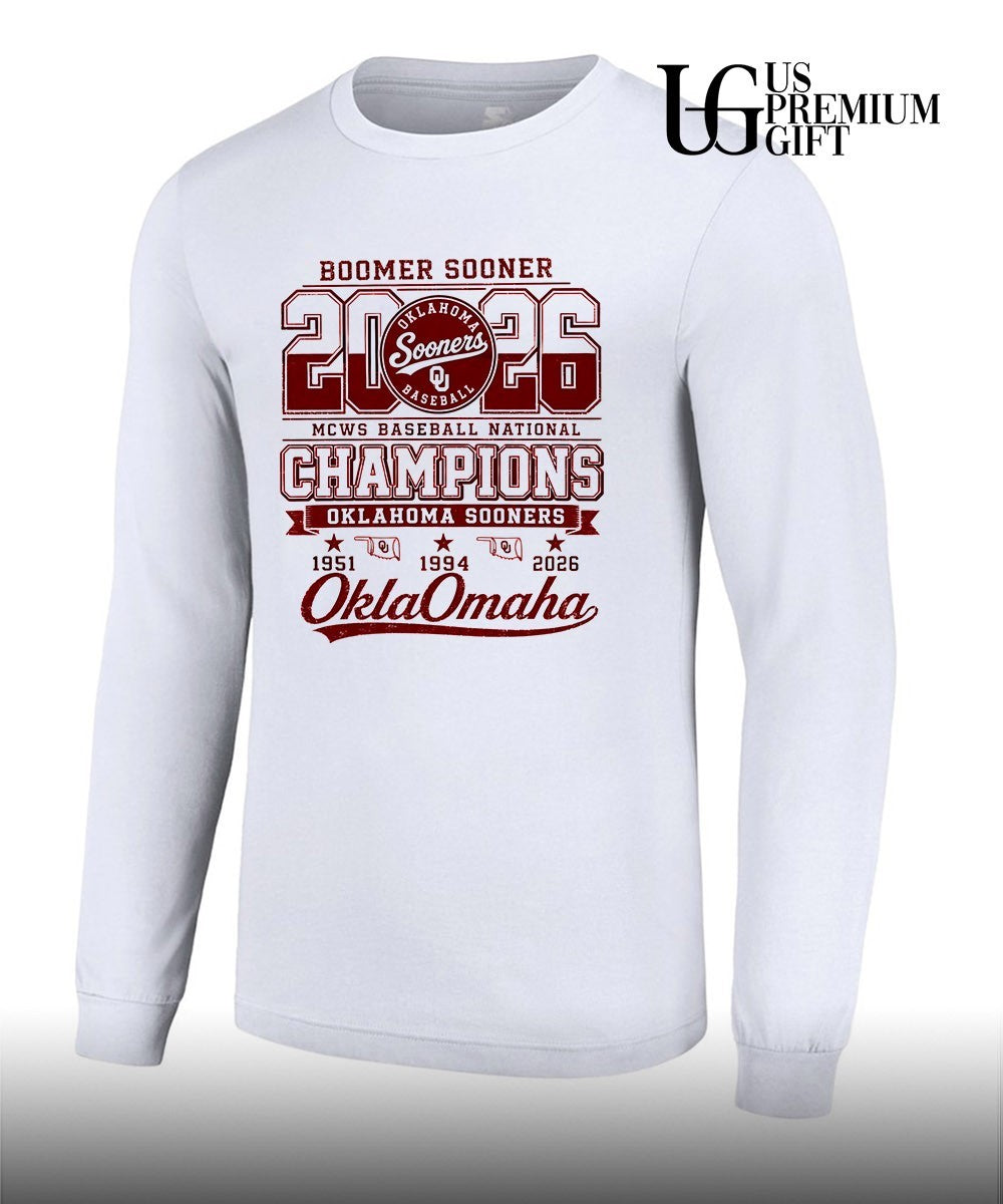 Oklahoma Sooners NCAA Baseball Boomer Sooner 2026 MCWS National Champions shirt