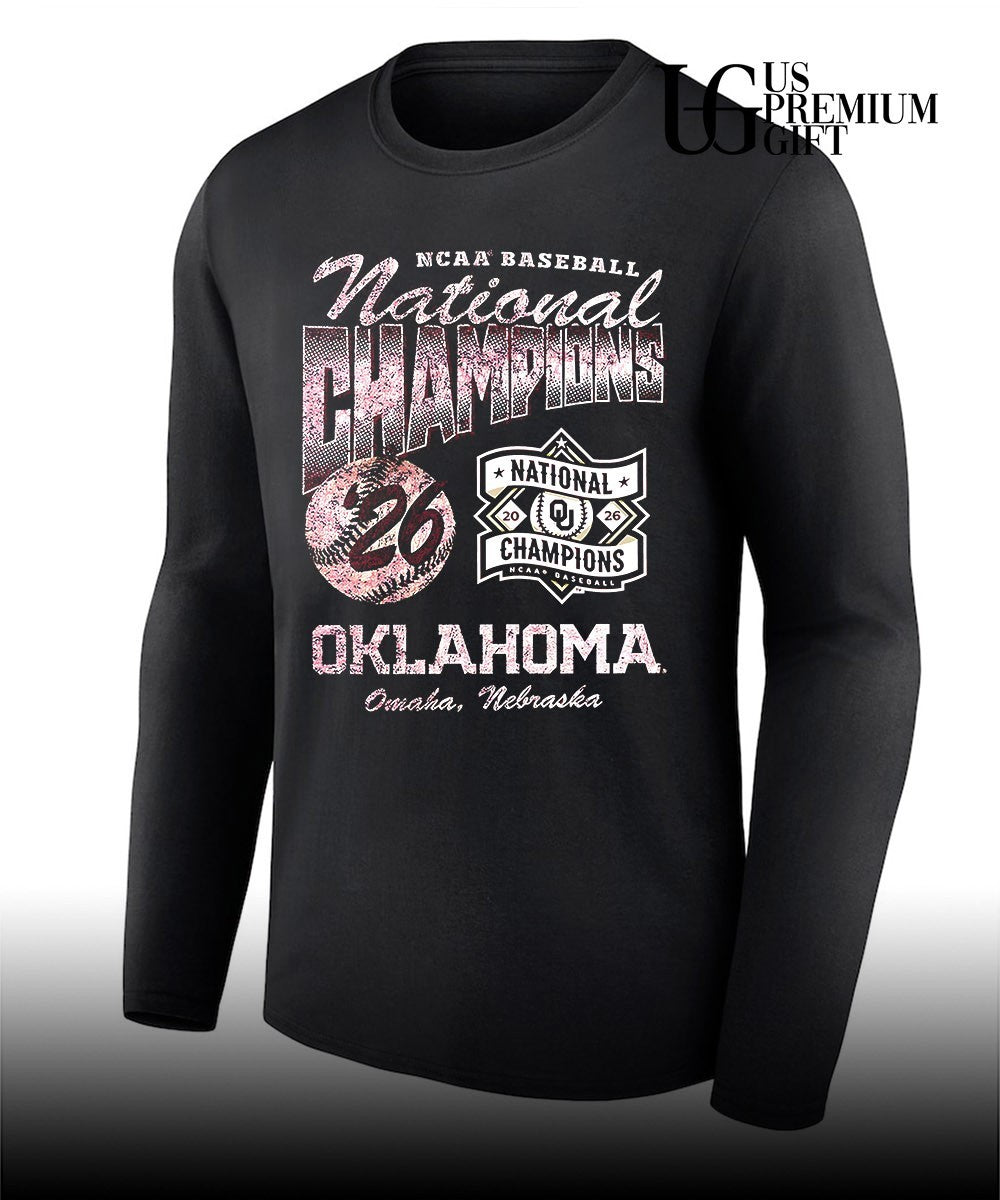 Oklahoma Sooners NCAA Baseball National Champions 2026 Omaha Nebraska shirt