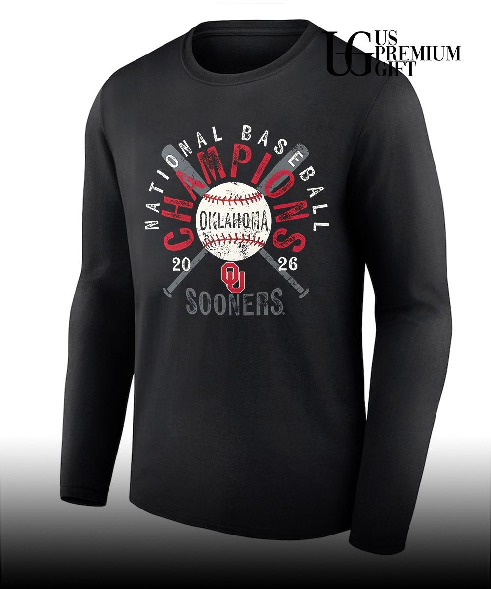 Oklahoma Sooners NCAA Baseball National Champions 2026 shirt