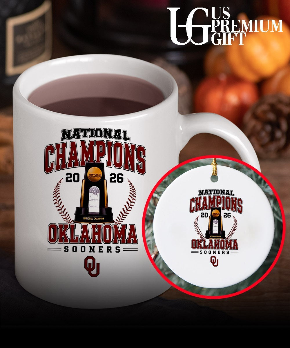 Oklahoma Sooners NCAA Baseball National Champions 2026 trophy shirt