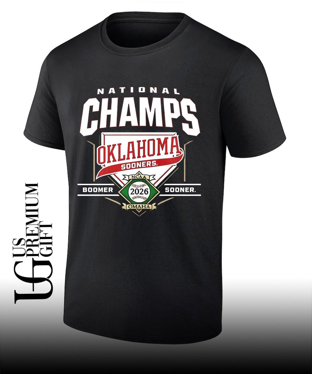 Oklahoma Sooners NCAA Baseball National Champs 2026 Omaha Boomer Sooner shirt