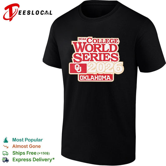 Oklahoma Sooners NCAA College World Series 2026 shirt