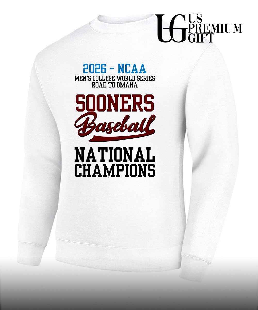 Oklahoma Sooners NCAA Men’s College World Series 2026 Baseball National Champions shirt