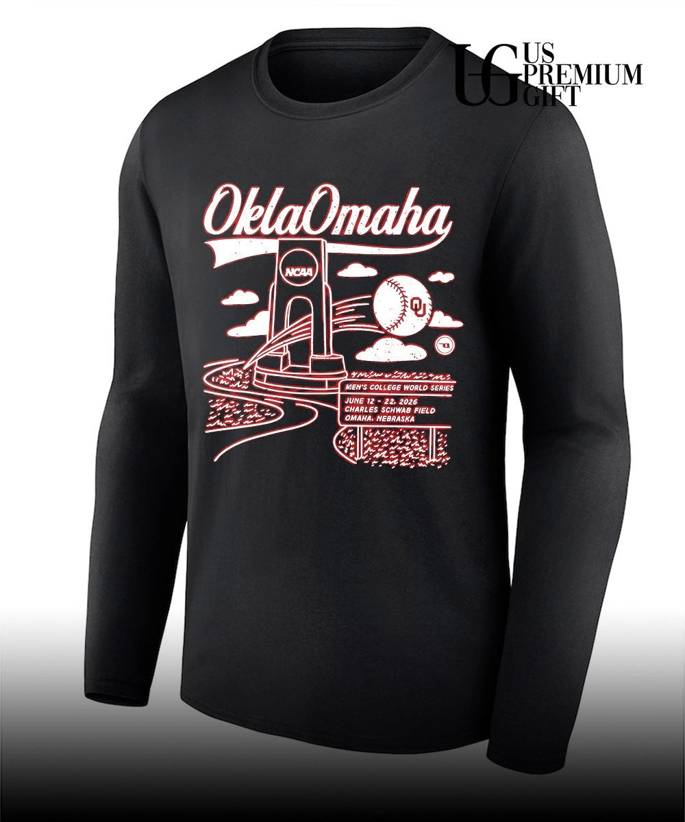 Oklahoma Sooners NCAA Men’s College World Series June 12-22 2026 OklaOmaha shirt