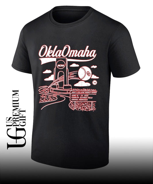 Oklahoma Sooners NCAA Men’s College World Series June 12-22 2026 OklaOmaha shirt