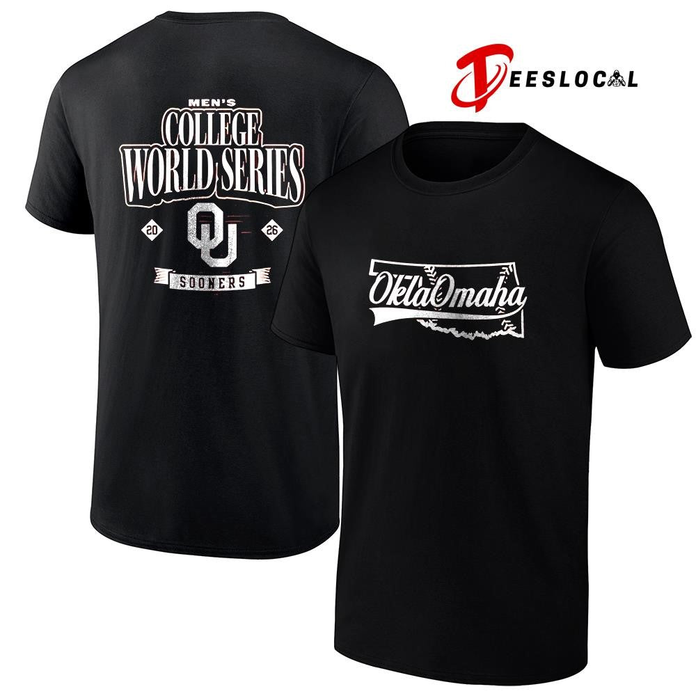 Oklahoma Sooners OklaOmaha college world series logo shirt