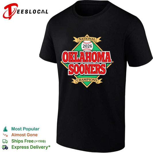 Oklahoma Sooners national 2026 champions green diamond shirt