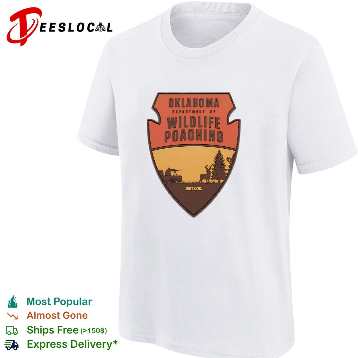 Oklahoma department of wildlife poaching shirt