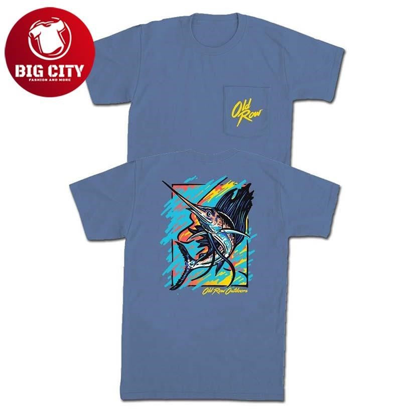 Old Row Outdoors Neon Sailfish Old Row Two Sided Shirt