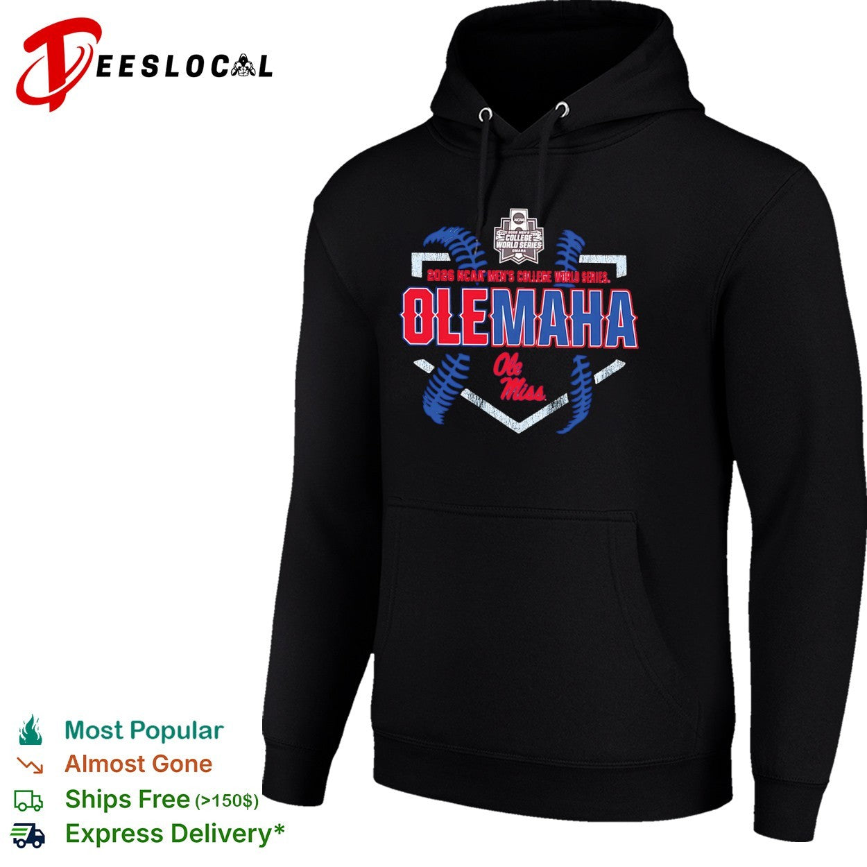 Ole Miss Rebels 2026 NCAA College World Series Olemaha baseball championship shirt