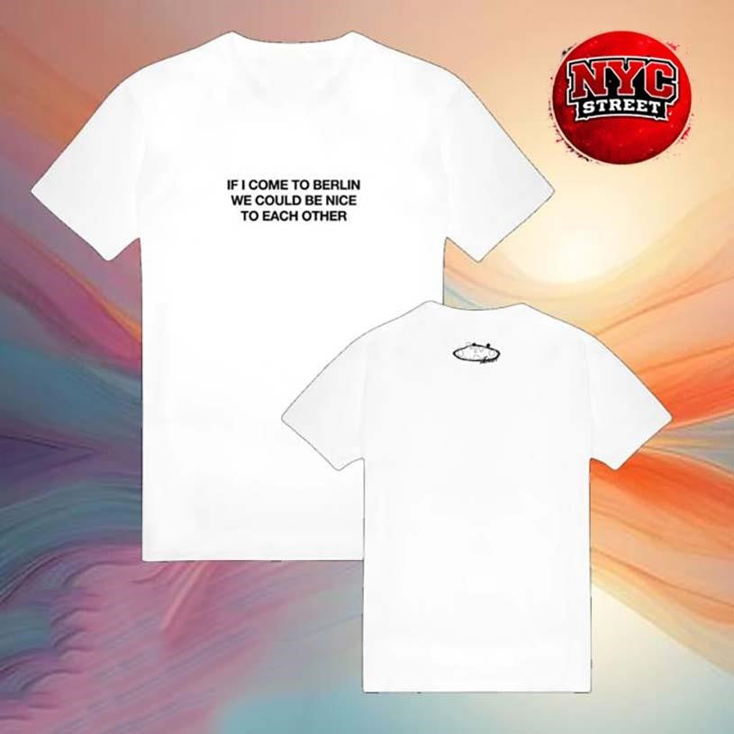 Olivia Dean Nice To Each Other Berlin Two Sided Shirt