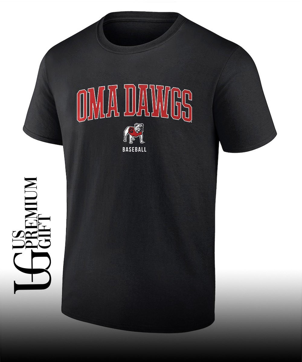 OmaDawgs Georgia Bulldogs baseball shirt