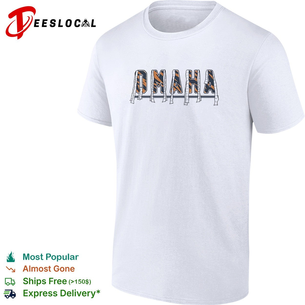 Omaha Cincinnati Bengals NFL football team logo paper receipt style sports shirt