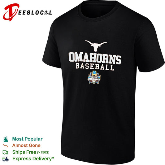 Omahorns Baseball Texas Longhorns 2020 NCAA College World Series Omaha event shirt
