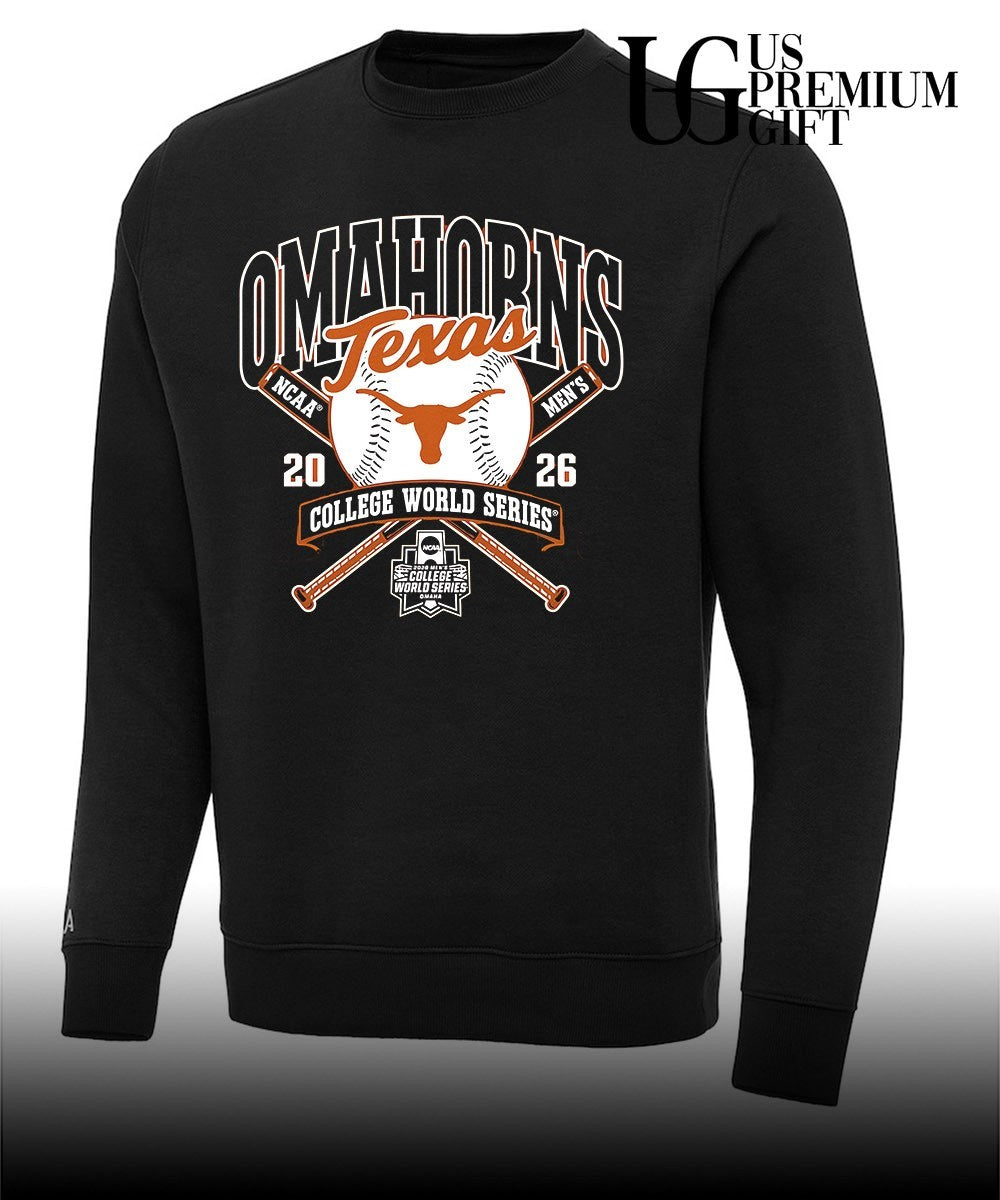 Omahorns Texas Longhorns 2026 Baseball NCAA Men’s College World Series shirt