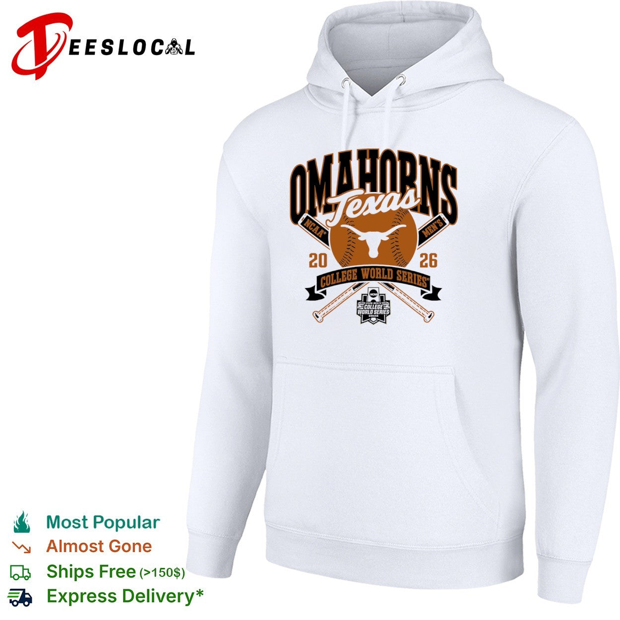 Omahorns Texas Longhorns 2026 NCAA College World Series shirt