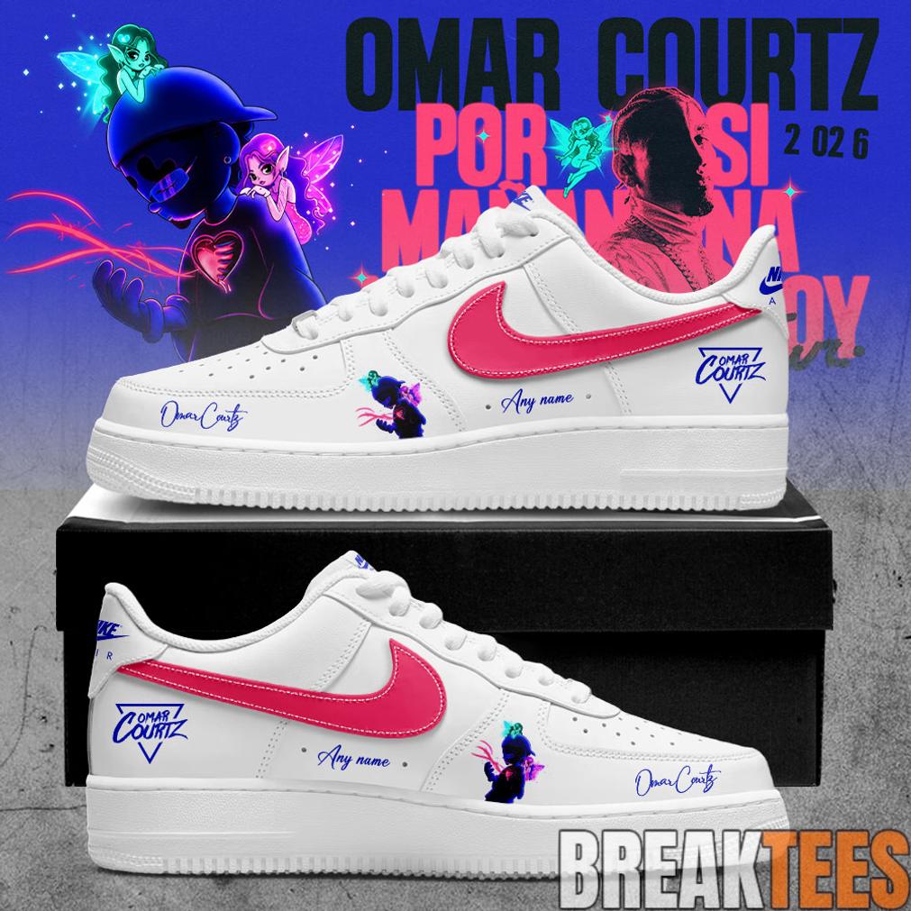 Omar Courtz Por Si Mañana No Estoy Tour 2026 Signature Custom AF1 Shoes
