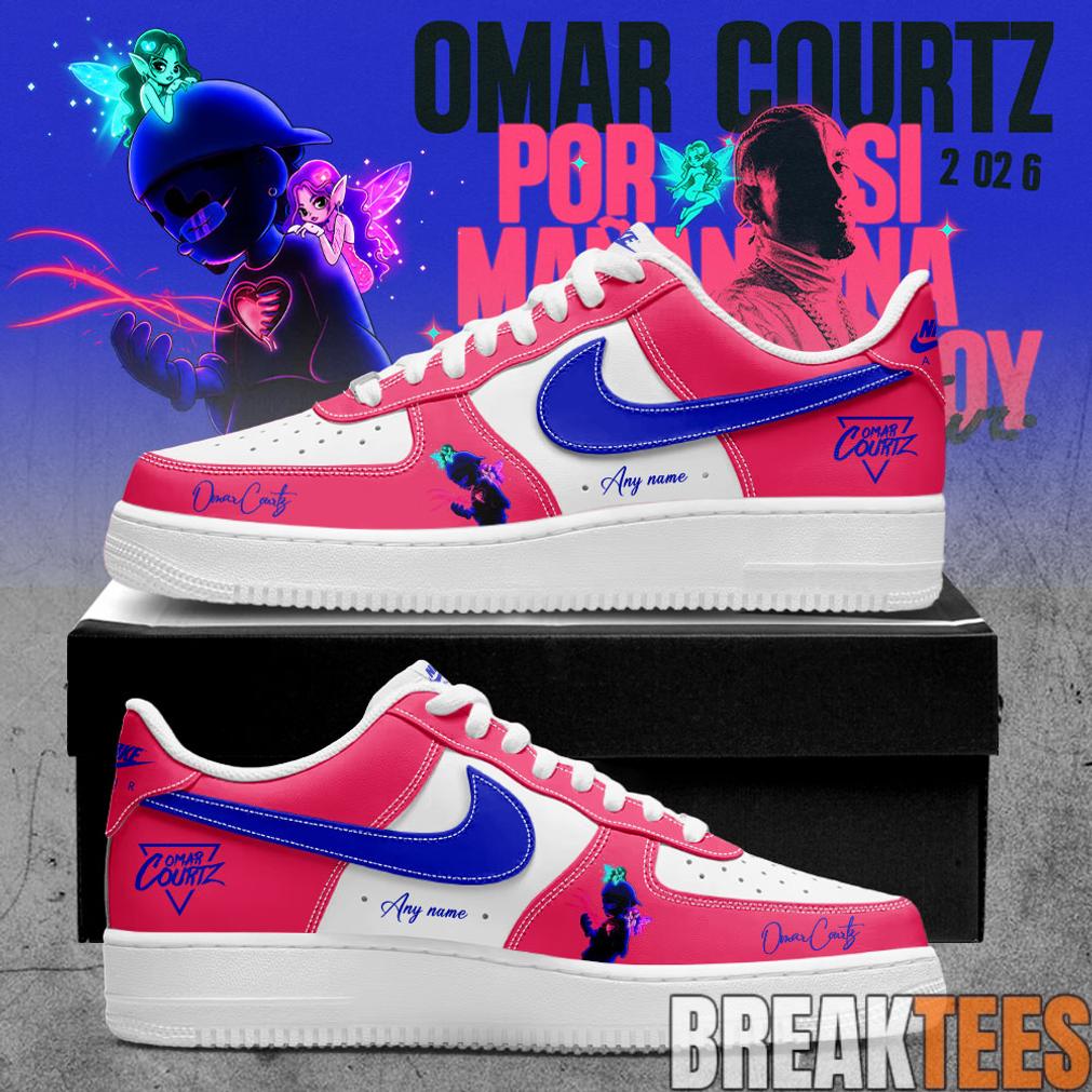 Omar Courtz Por Si Mañana No Estoy Tour 2026 Signature Custom AF1 Shoes