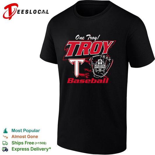 One Troy Troy Baseball 2026 NCAA Men’s College World Series Omaha shirt