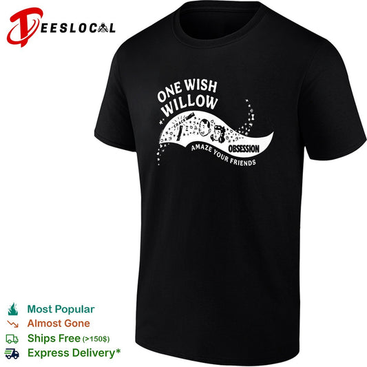 One wish Willow obsession amaze your friends retro candy parody graphic shirt