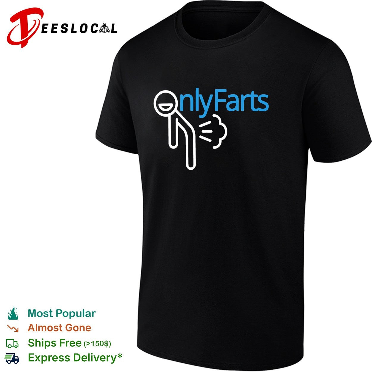 OnlyFarts farting shirt