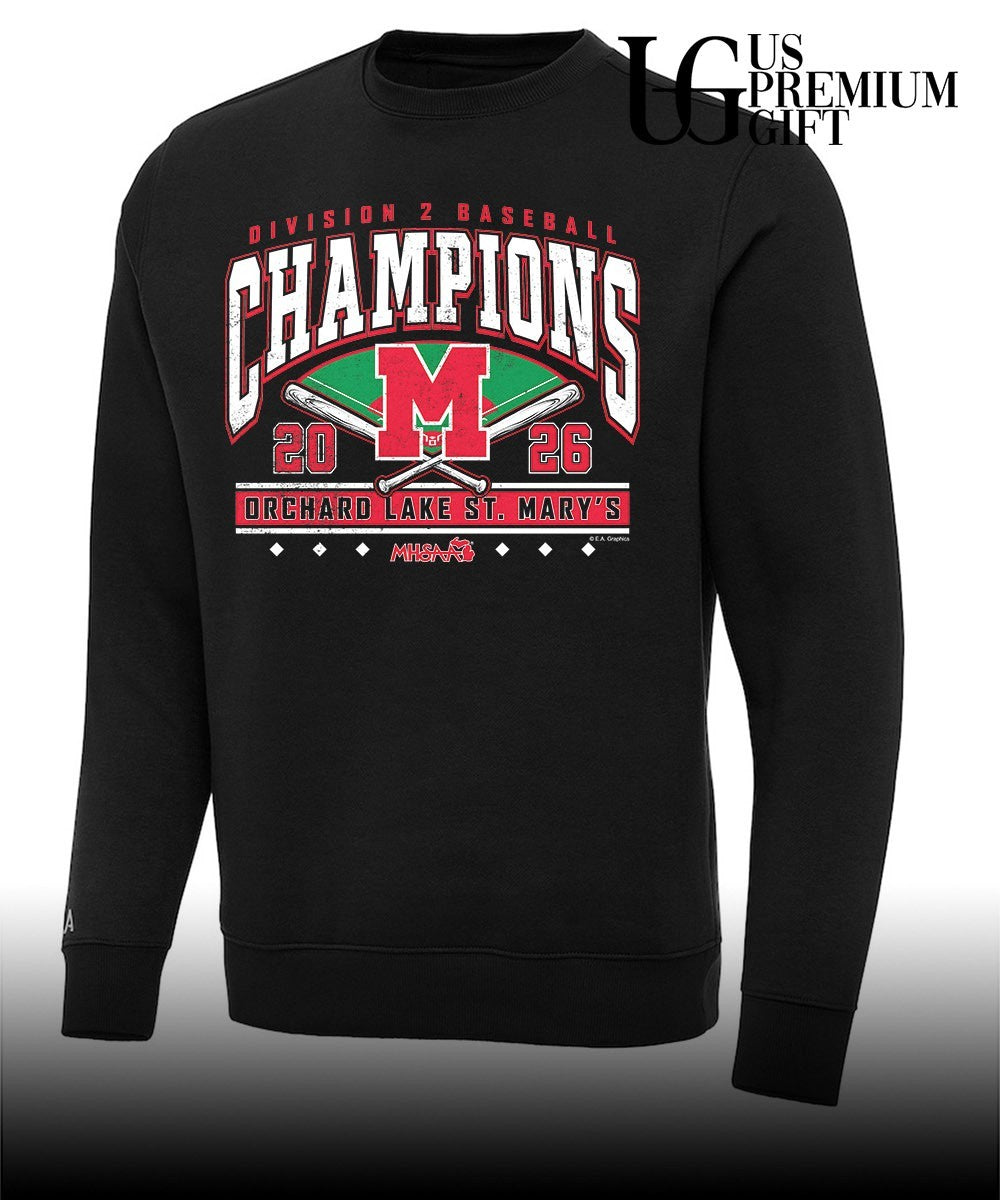 Orchard Lake St. Mary’s MHSAA Baseball D2 Champions 2026 shirt