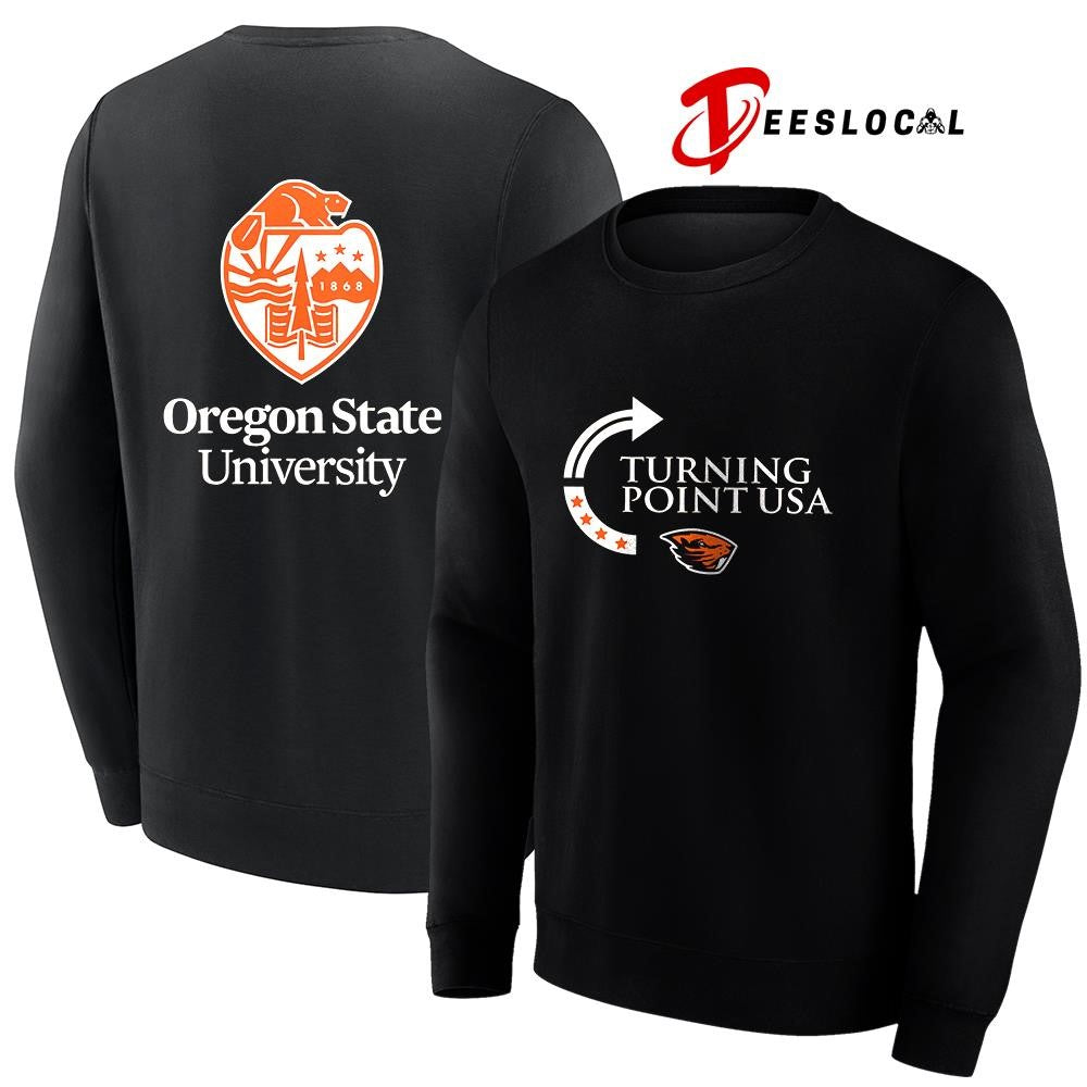 Oregon State Beavers x Oregon State university x Charlie Kirk turning point USA shirt