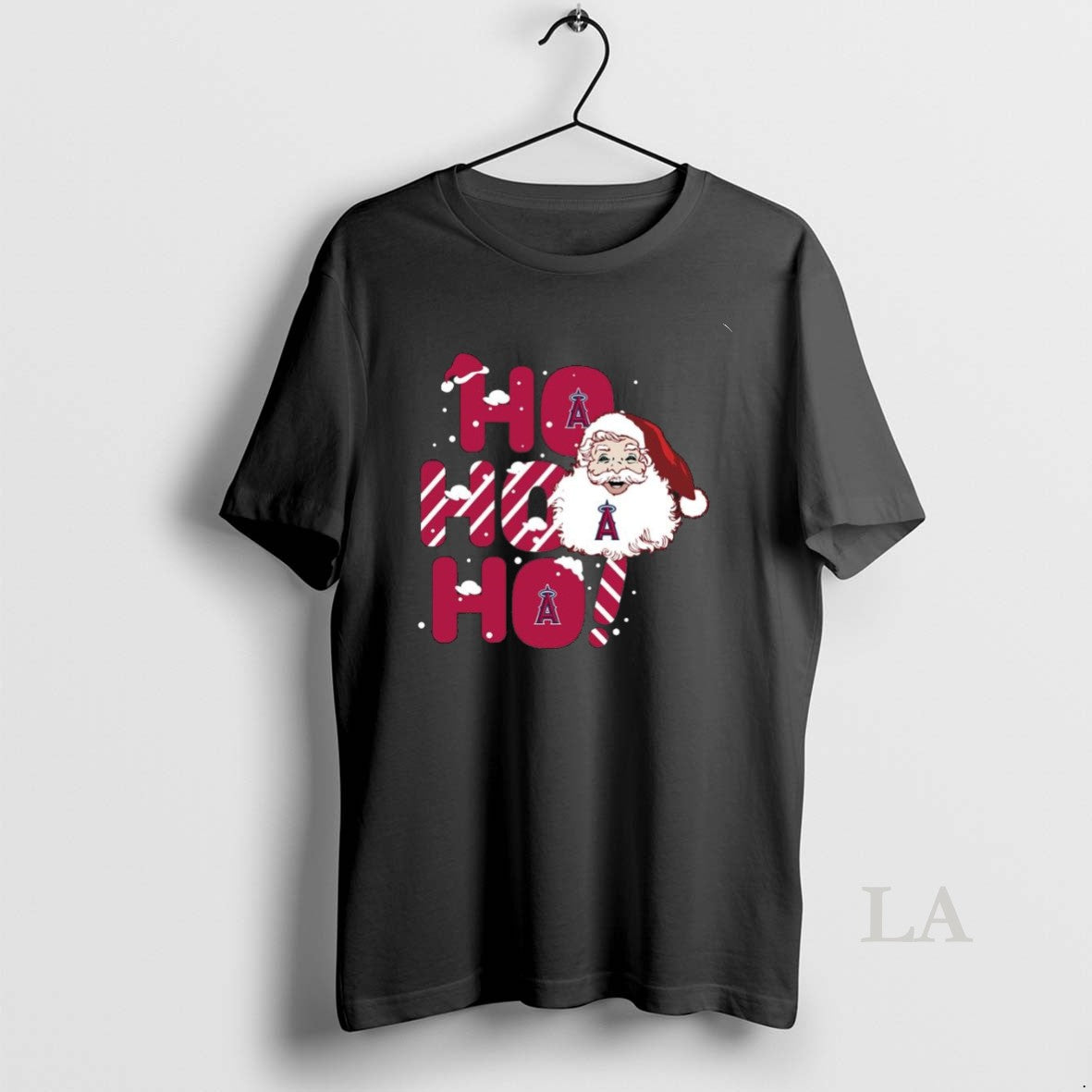 Original 2025 Los Angeles Angels Christmas Santa Ho Ho Ho - clothing by TeeHivey.com
