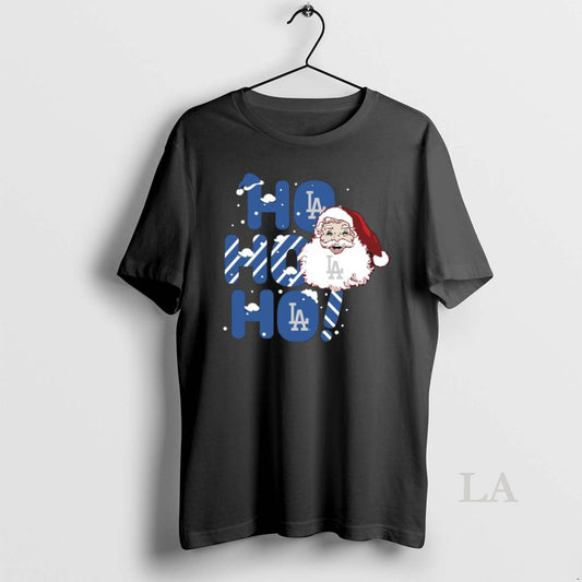 Original 2025 Los Angeles Dodgers Christmas Santa Ho Ho Ho - clothing by TeeHivey.com
