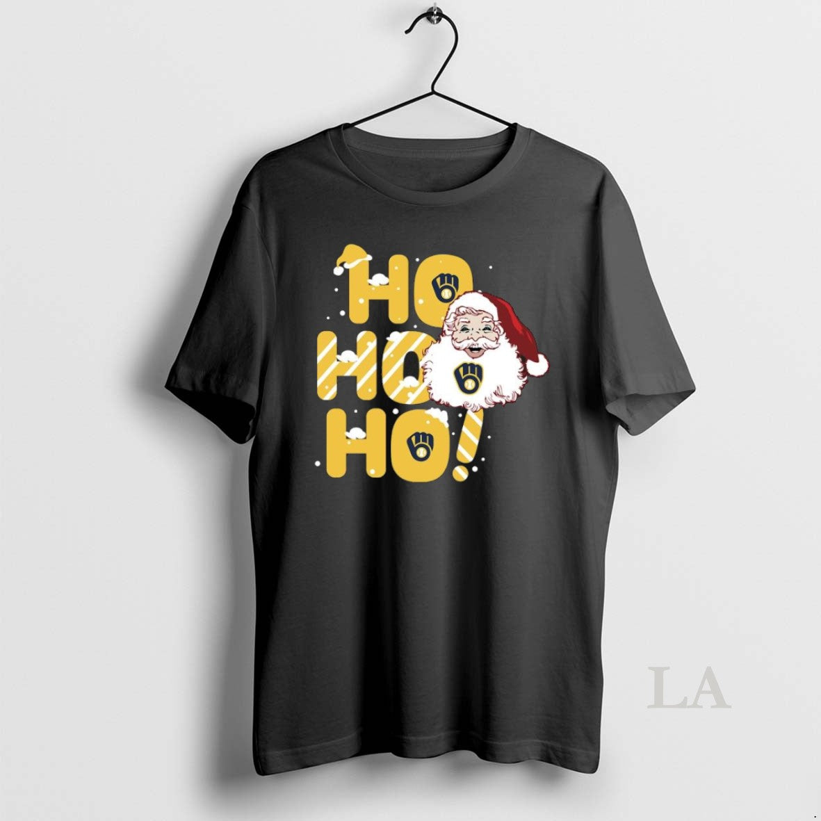 Original 2025 Milwaukee Brewers Christmas Santa Ho Ho Ho - clothing by TeeHivey.com