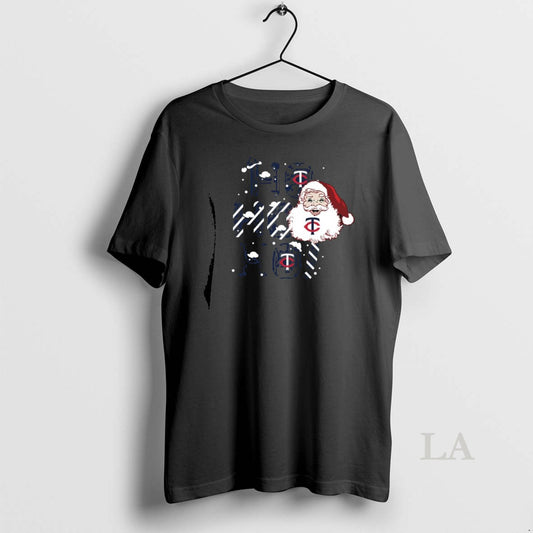 Original 2025 Minnesota Twins Christmas Santa Ho Ho Ho - clothing by TeeHivey.com