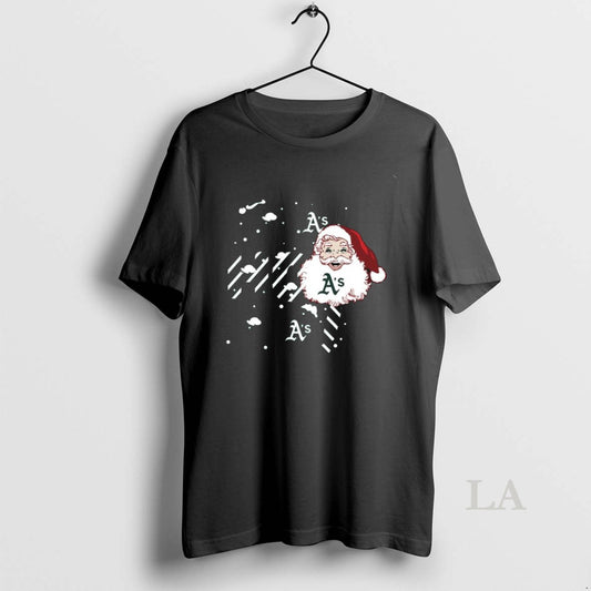 Original 2025 Oakland Athletics Christmas Santa Ho Ho Ho - clothing by TeeHivey.com