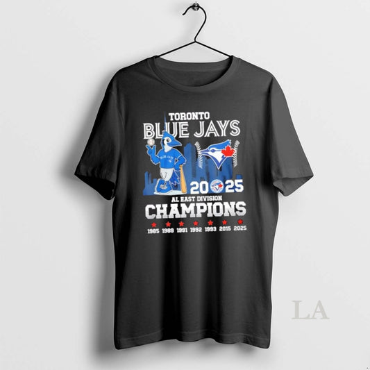 Original 2025 Toronto Blue Jays Al East Division Champions 7x Times Skyline - clothing by TeeHivey.com