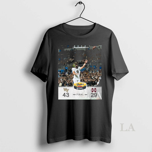 Original 2026 Dukes Mayo Bowl Wake Forest Defeats Mississippi State Final Score 43 29 - clothing by TeeHivey.com