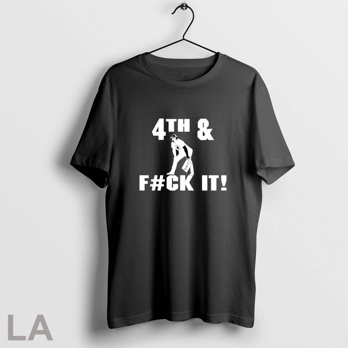 Original 4th And Fuck It Football Coach Holding A Grit Sign - clothing by TeeHivey.com