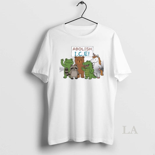 Original Abolish Ice Frog Unicorn Raccoon Bear Dinosaur T Men - clothing by TeeHivey.com