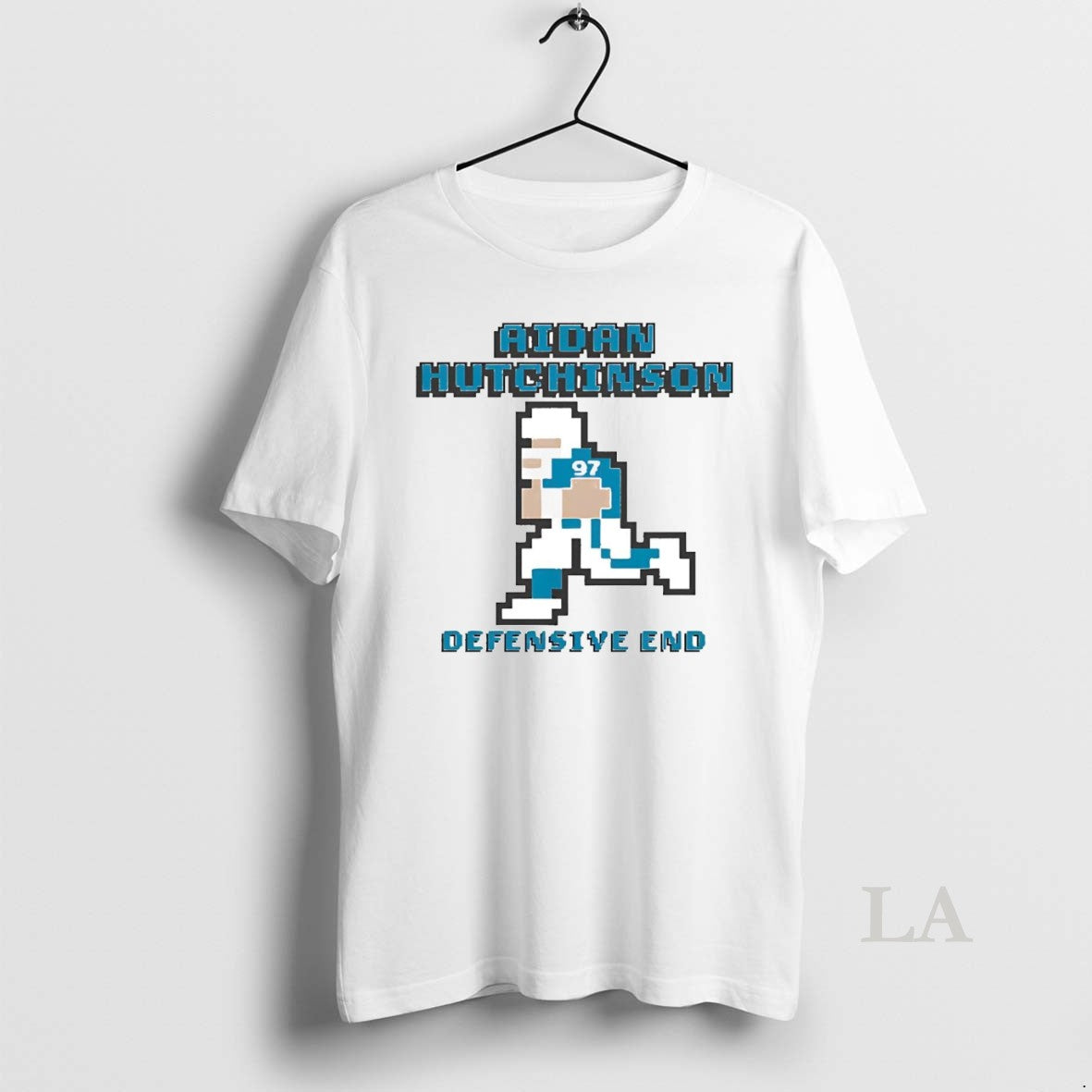 Original Aidan Hutchinson Defensive End Ball Pixel Lions - clothing by TeeHivey.com