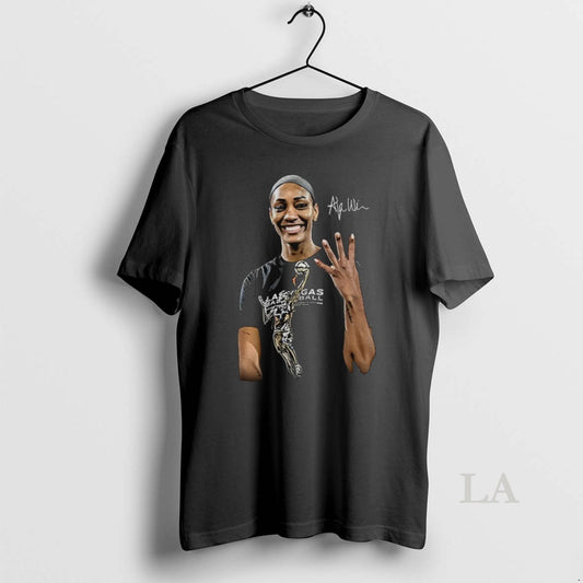 Original Aja Wilson Las Vegas Aces Wnba Basketball 2025 Signature - clothing by TeeHivey.com