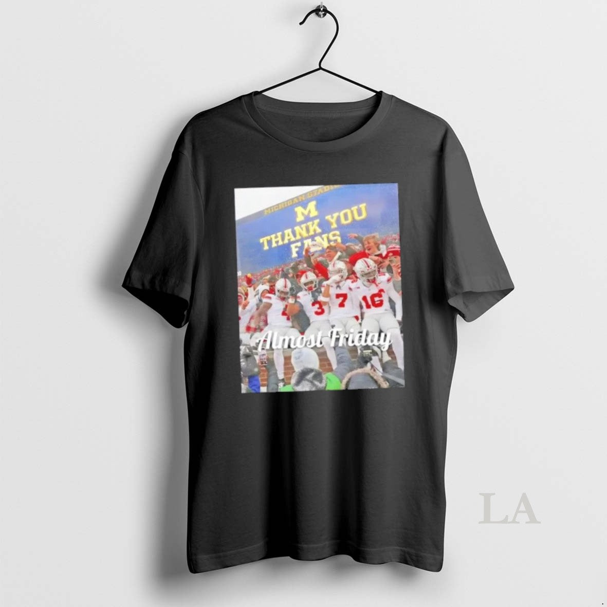 Original Almost Friday Michigan Stadium Thank You Fans - clothing by TeeHivey.com