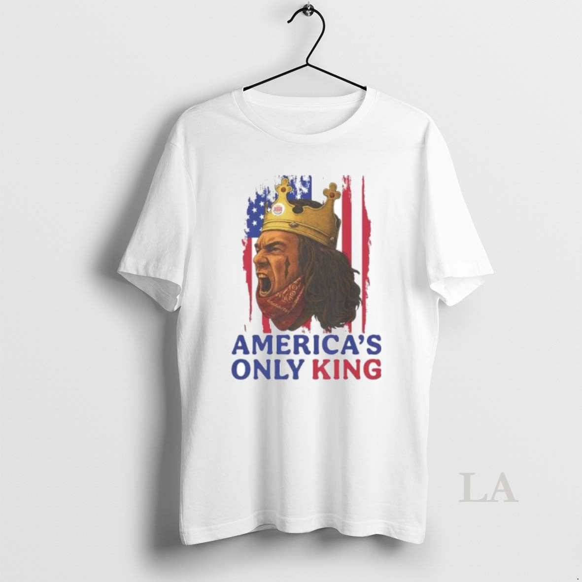 Original Americas Only King Usa Flag Christian Ornaments - clothing by TeeHivey.com