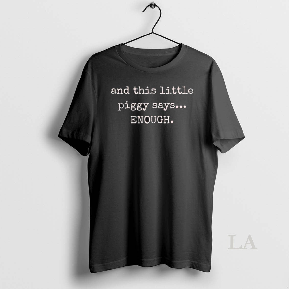 Original And This Little Piggy Says Enough - clothing by TeeHivey.com
