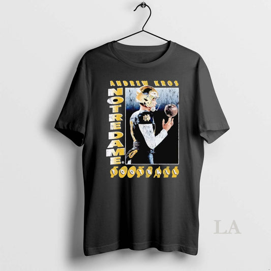Original Andrew Kros 90s Graphic Notre Dame - clothing by TeeHivey.com