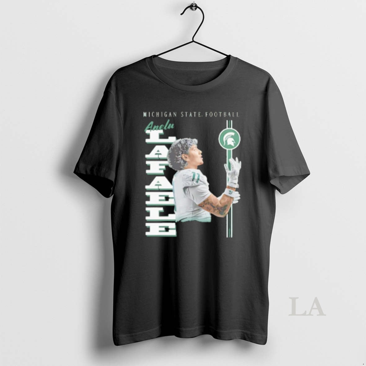 Original Anelu Lafaele Michigan State Spartans Portrait - clothing by TeeHivey.com